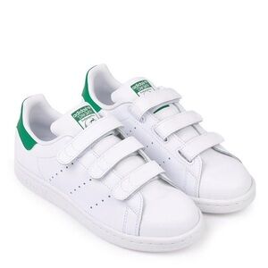 Adidas Stan Smith velcro leather sneakers